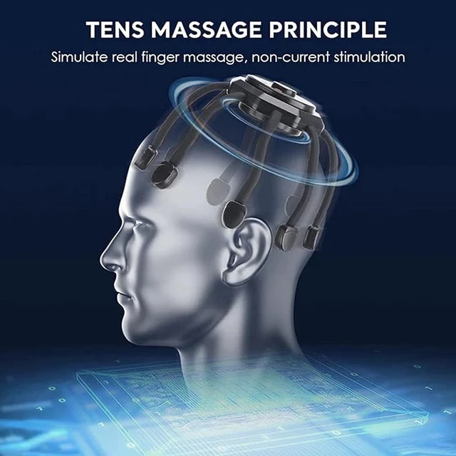Relax Your Scalp and Relieve Stress Anytime, Anywhere. Massage Your Head, As if Doing a Head Spa for Your Head at Any Time. - PURE