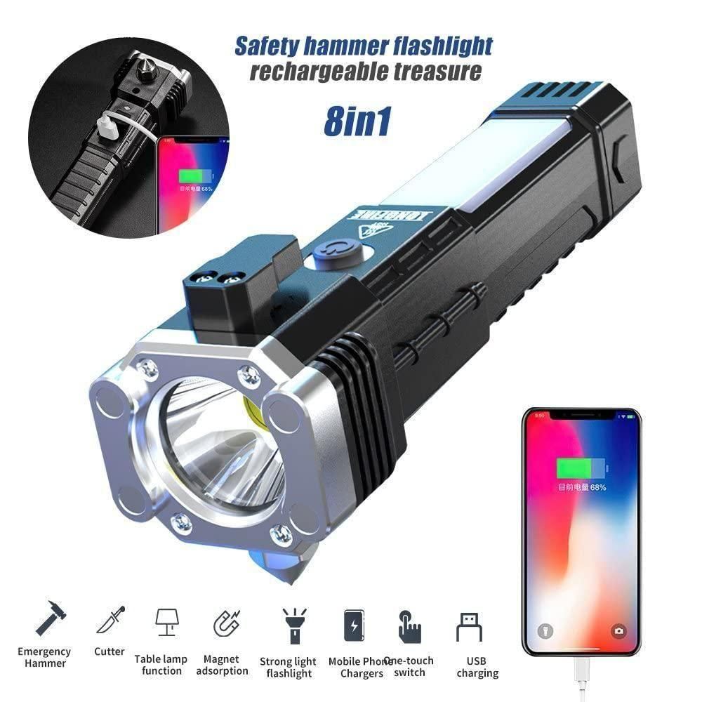 Portable Rechargeable Torch LED Flashlight - PURE