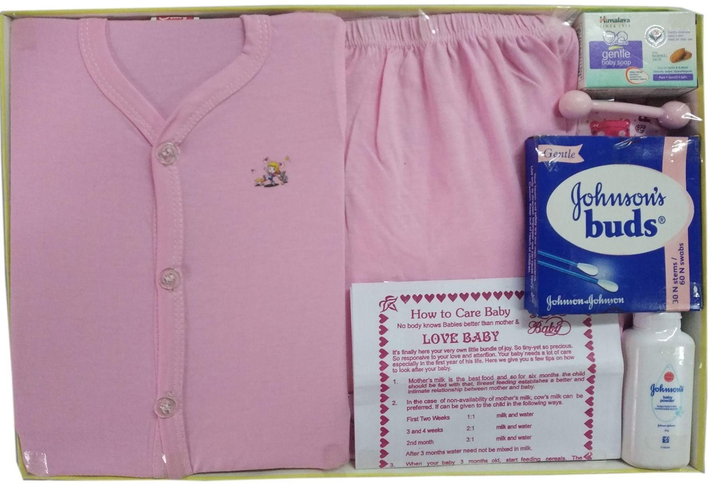 New Born Baby Gift Set Blue Child Care Pink - PURE