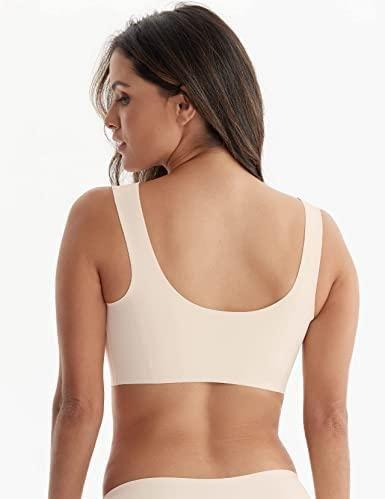 Full-Coverage Wireless Everyday Bra with Cloud Soft Comfort with Removable Pad - PURE