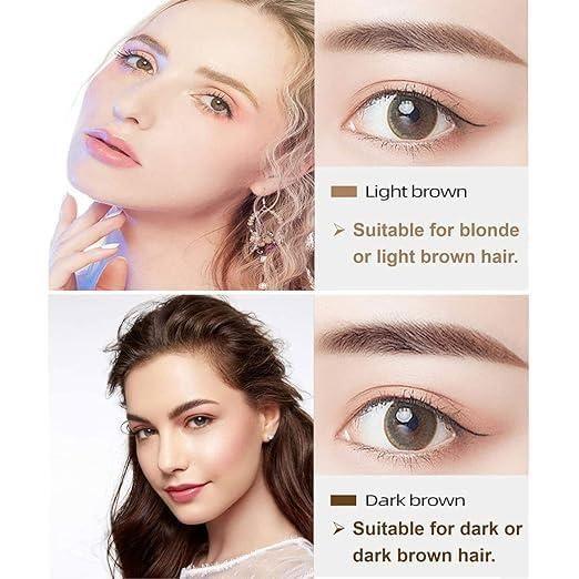 Waterproof 4 Points Microblading Eyebrow Pen with a Micro-Fork Tip Applicator - PURE