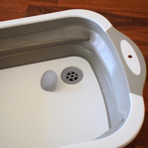 Collapsible Cutting Board With Dish Tub Basket - PURE