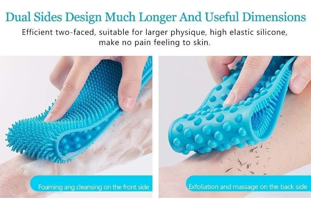 Shower Multifunctional Dual Sided Back Scrubber - PURE