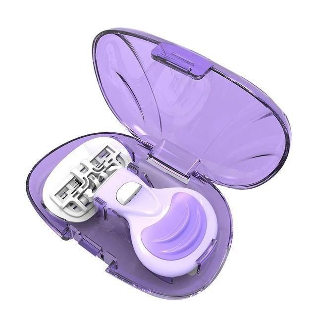 Mini Ultra Smooth Hair Removal Razor 4 Stainless Steel Blades with Aloe Vera & Vitamin E Lubrication ? (Pack of 1) - PURE