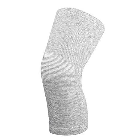 Unisex Bamboo Charcoal Elastic Warm Knee Sleeves: Pack of 2