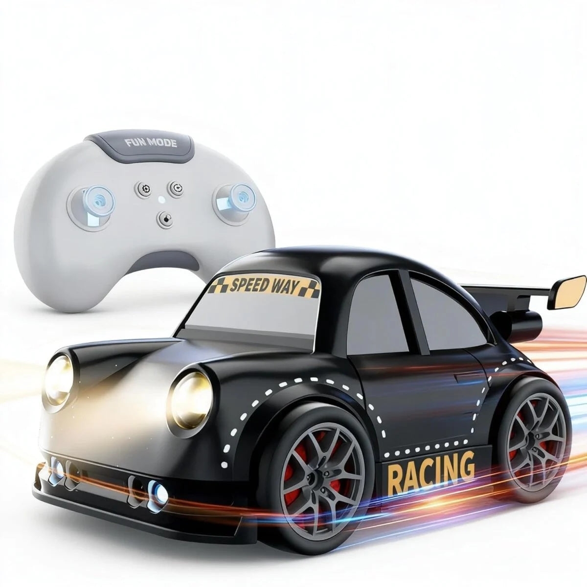 Mini Multi-Functional Car With Remote Control Guesture Control With Follow Mode, Escape Mode | Ultimate Smart RC Toy for Kids 3+ Years