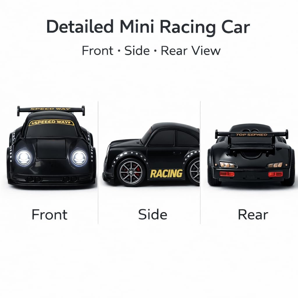 Mini Multi-Functional Car With Remote Control Guesture Control With Follow Mode, Escape Mode | Ultimate Smart RC Toy for Kids 3+ Years