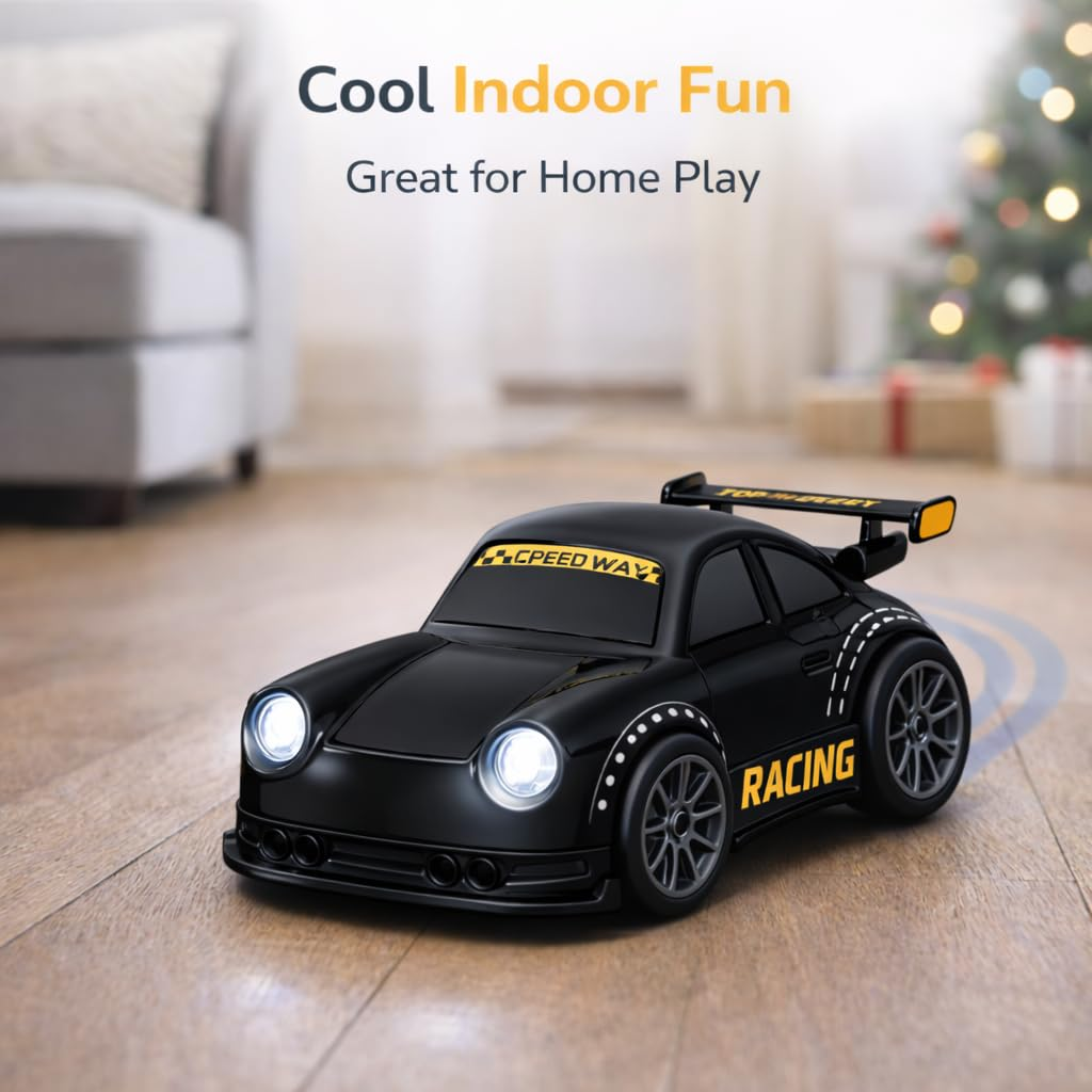 Mini Multi-Functional Car With Remote Control Guesture Control With Follow Mode, Escape Mode | Ultimate Smart RC Toy for Kids 3+ Years