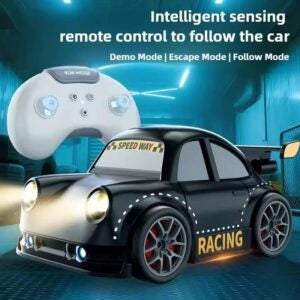 Mini Multi-Functional Car With Remote Control Guesture Control With Follow Mode, Escape Mode | Ultimate Smart RC Toy for Kids 3+ Years