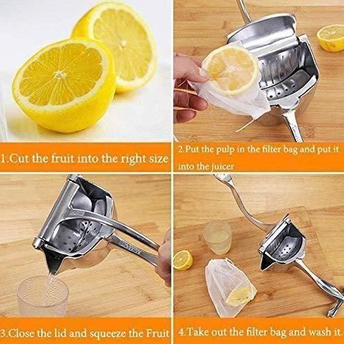 Manual Fruit Press Aluminum Squeezer/Juicer - PURE