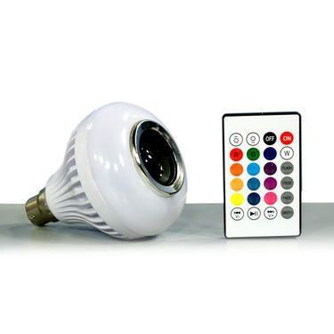 Colour Changing LED Bulb with Bluetooth Speaker & Remote - PURE