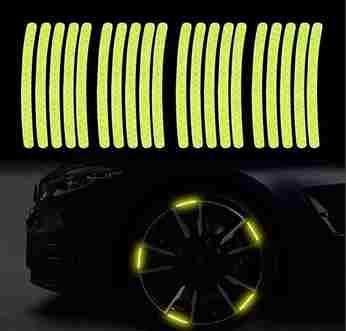 Reflective Universal Car Motorcycle Night Safety Anti-Scratch Reflective sticker - PURE