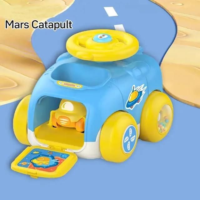 Car Vehicle, Fine Motor Skills, Cartoon Ejection Car Toy - PURE