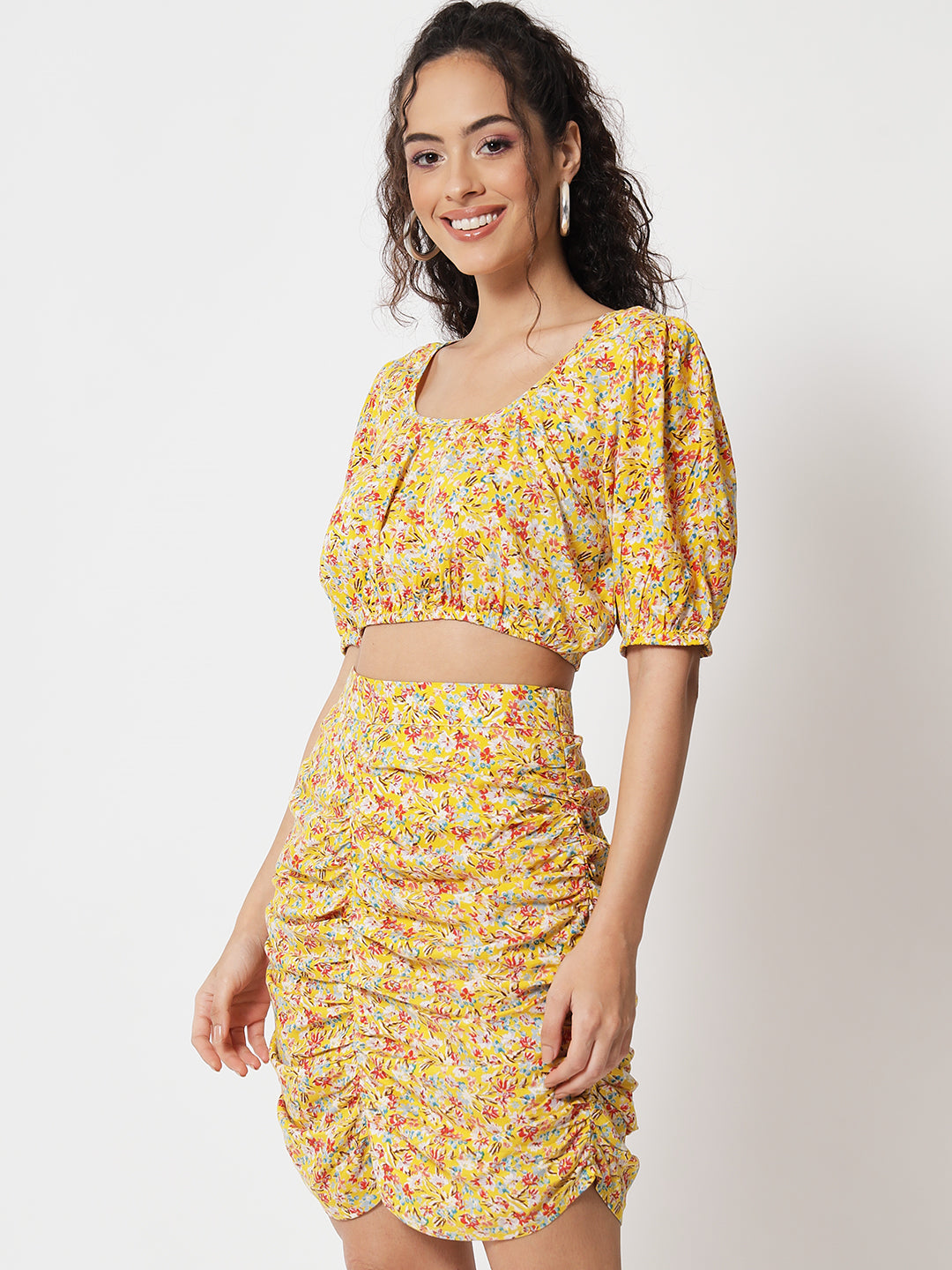 Trend Arrest Women's Printed Co-ord Set - PURE