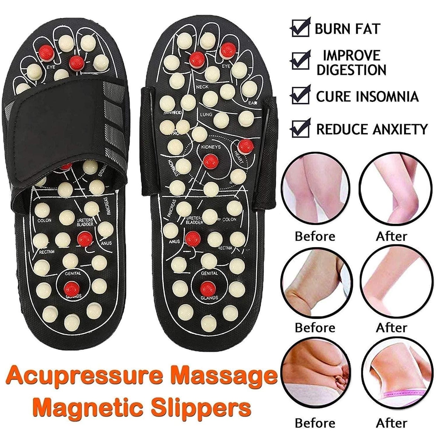 Acupressure Foot Relaxer Massager Slipper - PURE