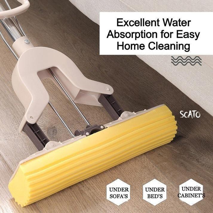 Multi-Purpose Foldable Floor Cleaning Squeeze Mop Wiper - PURE