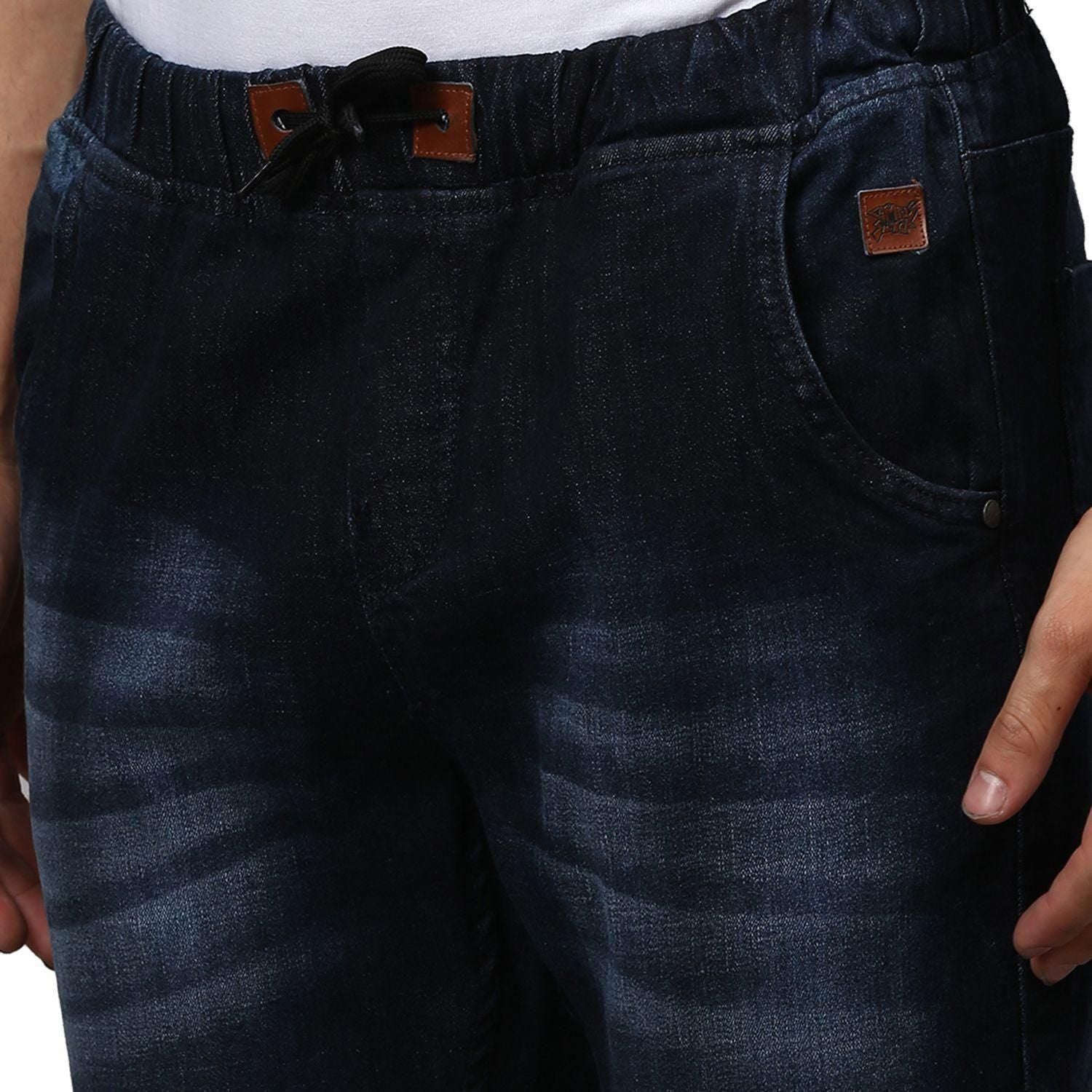 Campus Sutra Denim Washed Slim Fit Jeans - PURE