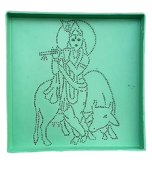 Rangoli Stencils For Making Rangoli Designs, Assorted Stencils (Size: 6x6 In, Set of 8) - PURE