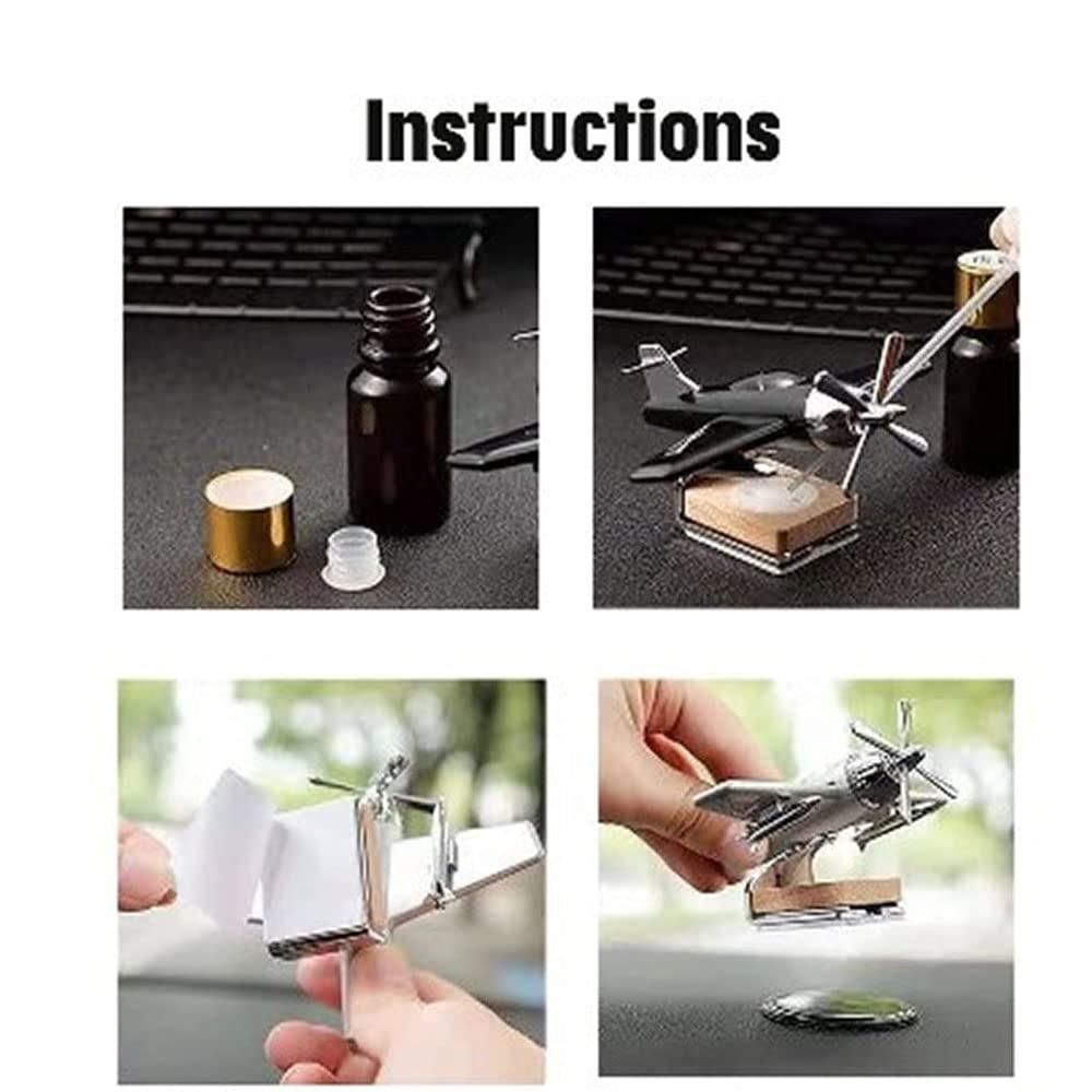 Auto Plane for Car Dashboard Air Perfume Diffuser - PURE