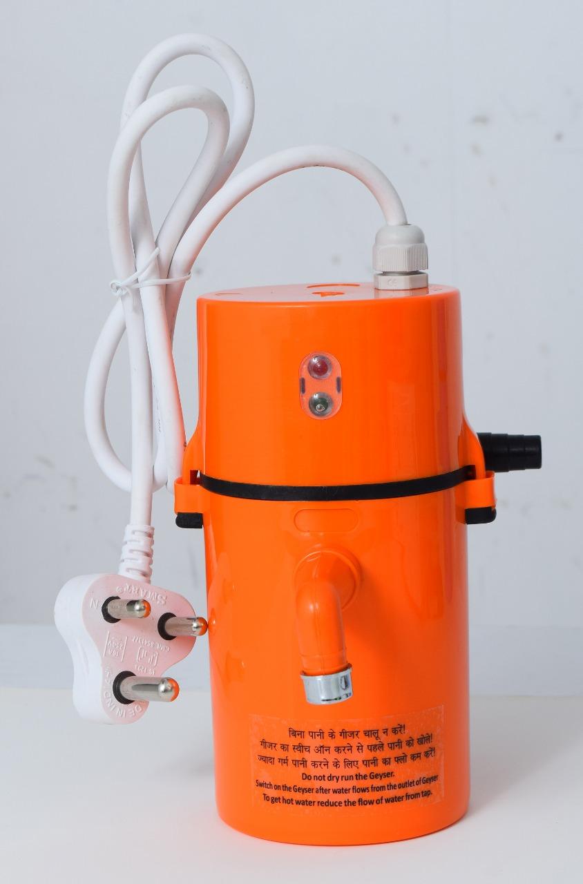 Instant Electric Water Geyser(Random Colours Available) - PURE