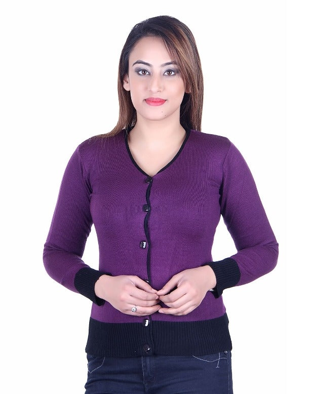 Voguish Women Cardigan - PURE