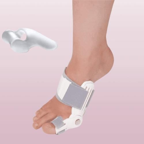 Silicone Toe Separator For Adults Bunion Corrector Splint Kit For Toe - PURE