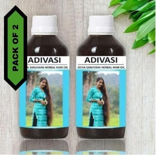 Adivasi Herbal Hair Oil 100ML (Pack of 2) - PURE