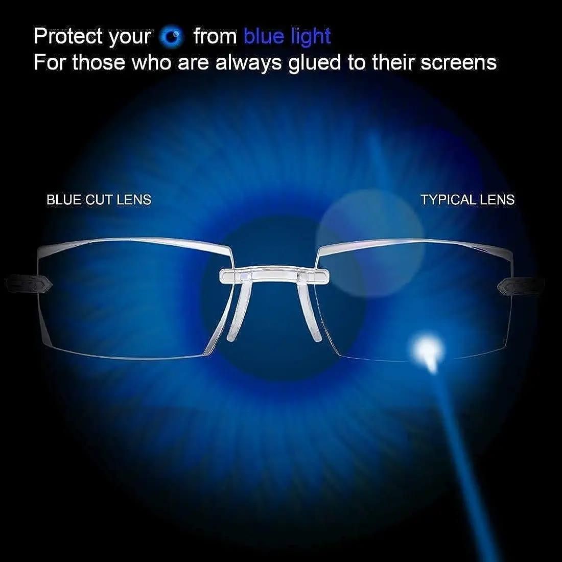 Product Name: Power Anti-blue Progressive Far And Near Dual-Use Reading +2.5 Glasses - PURE