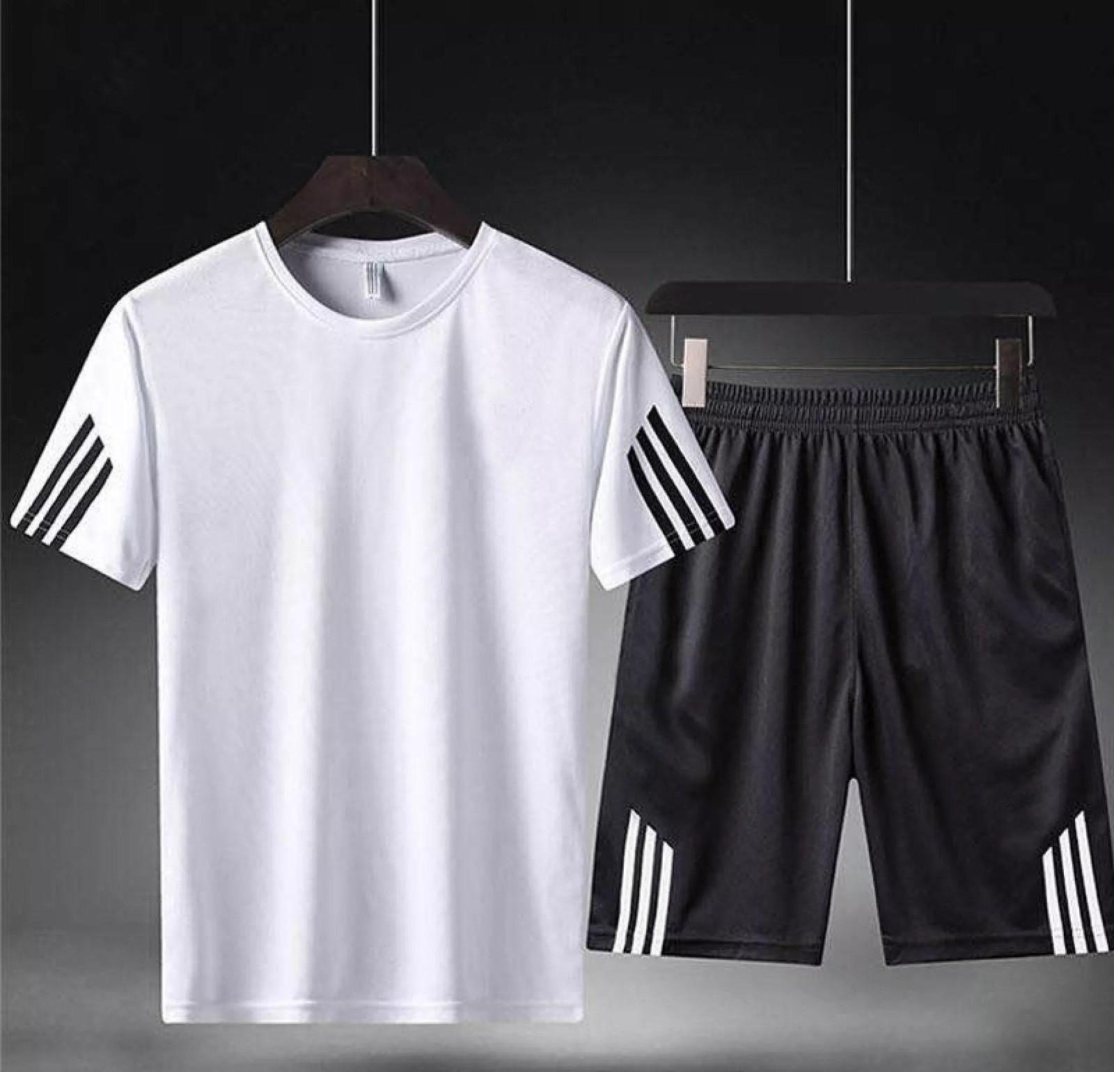 Men's Sportswear T-shirt & Bottom Set - PURE