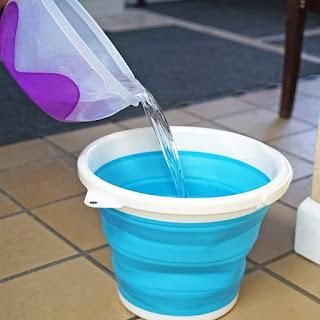 Silicone Bucket with Strong Folding - PURE