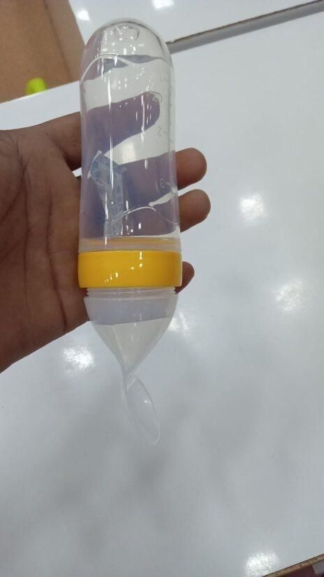 Silicone Feeding bottle with Spoon - PURE