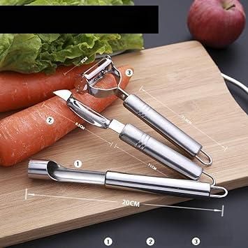 Peeler Veggie Cutter Slicer for Kitchen - 3pcs Set - PURE