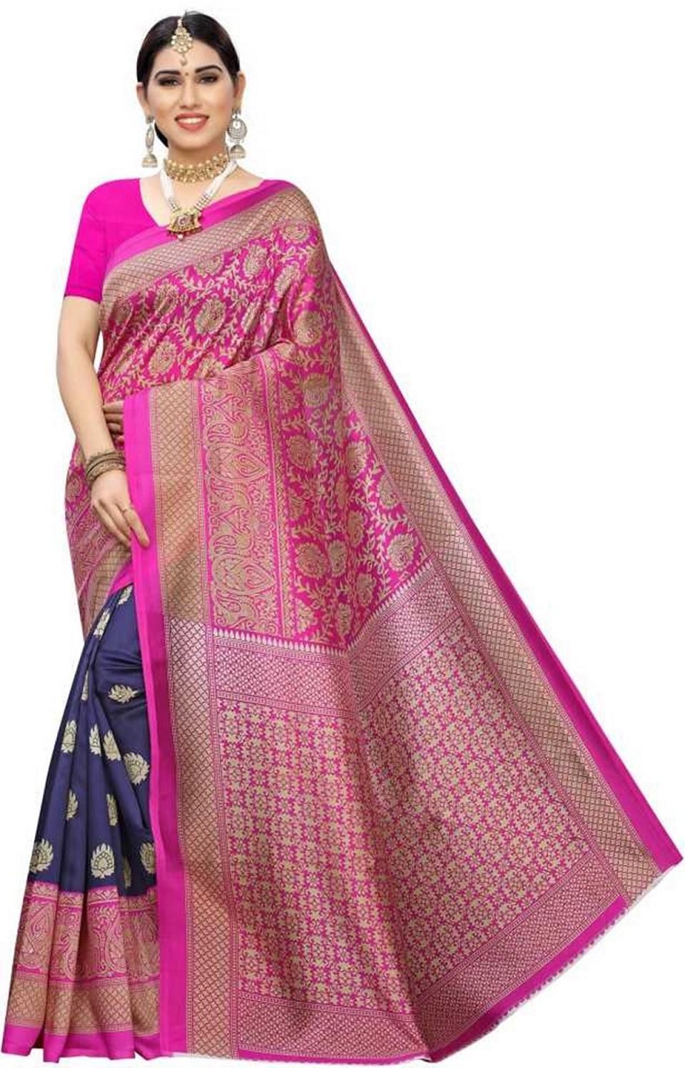 Latest Printed Mysore Silk Sarees - PURE