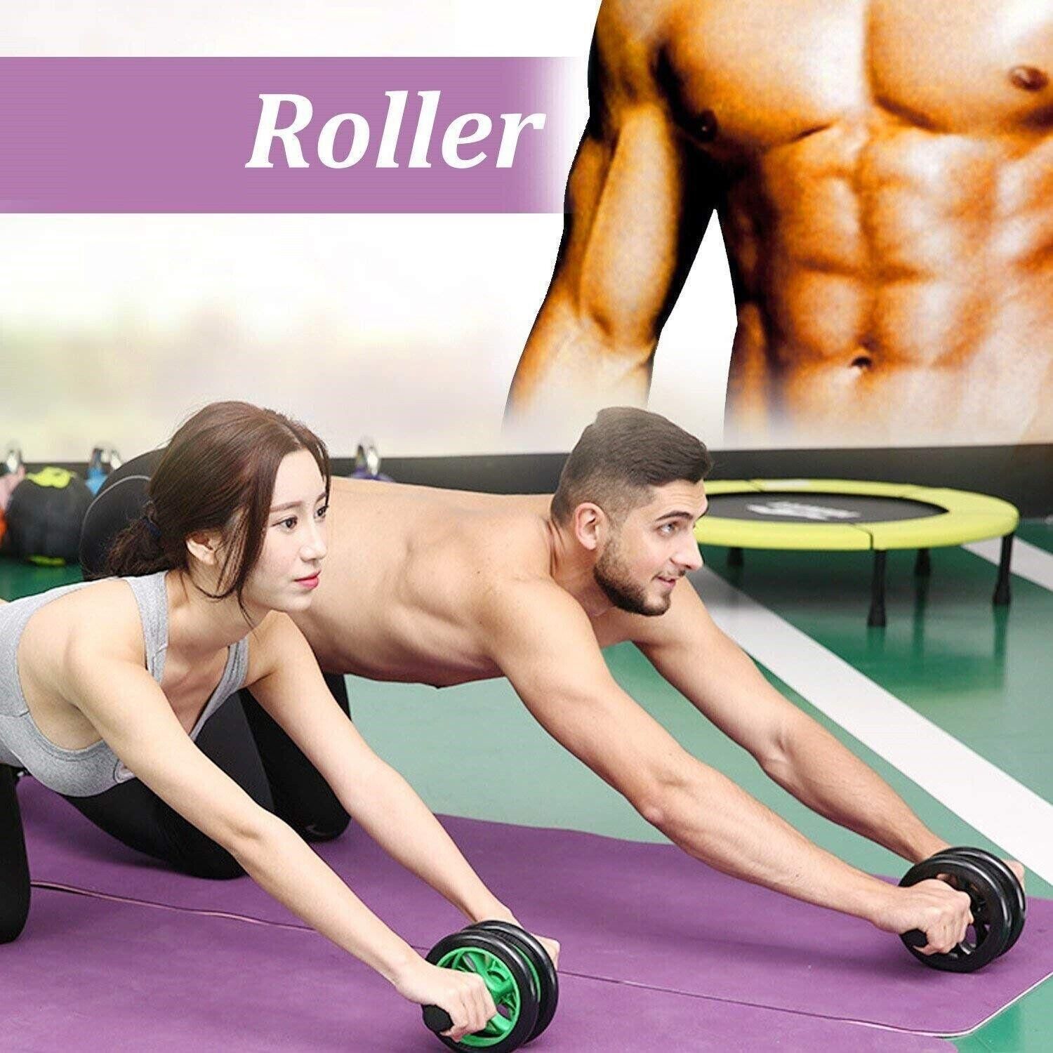 Ab Roller with Knee Mat - PURE