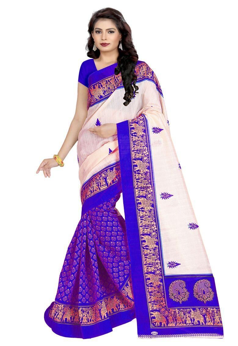 Gorgeous Printed Bhagalpuri Silk Sarees - PURE