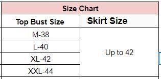 Women Rayon Top with Skirt Sets - PURE