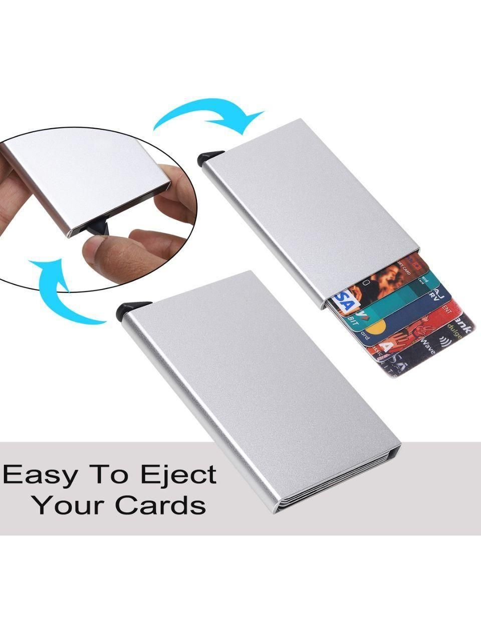 Men's RFID Protected Smart Pop Up Wallet 8 Card Slots - PURE