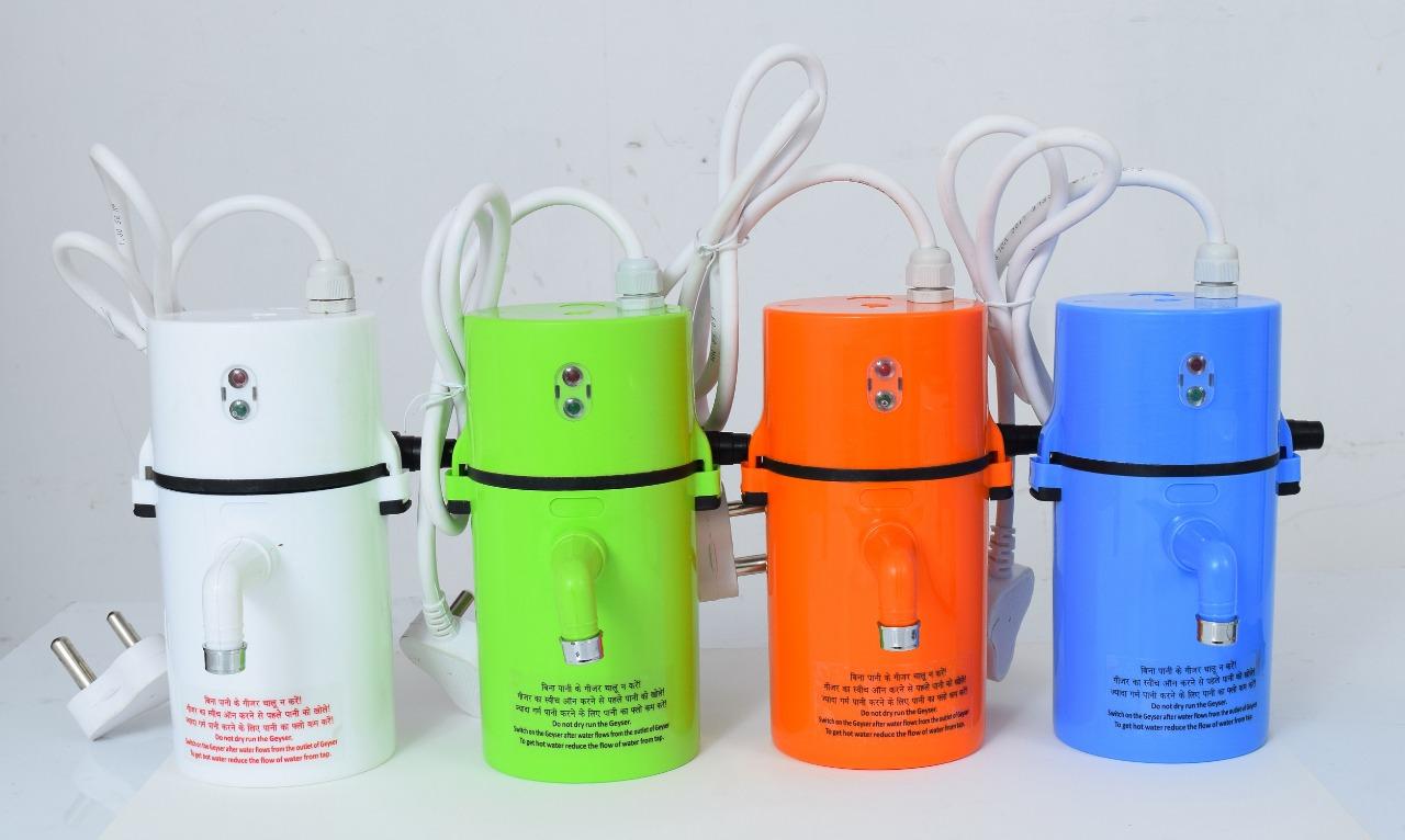 Instant Electric Water Geyser(Random Colours Available) - PURE