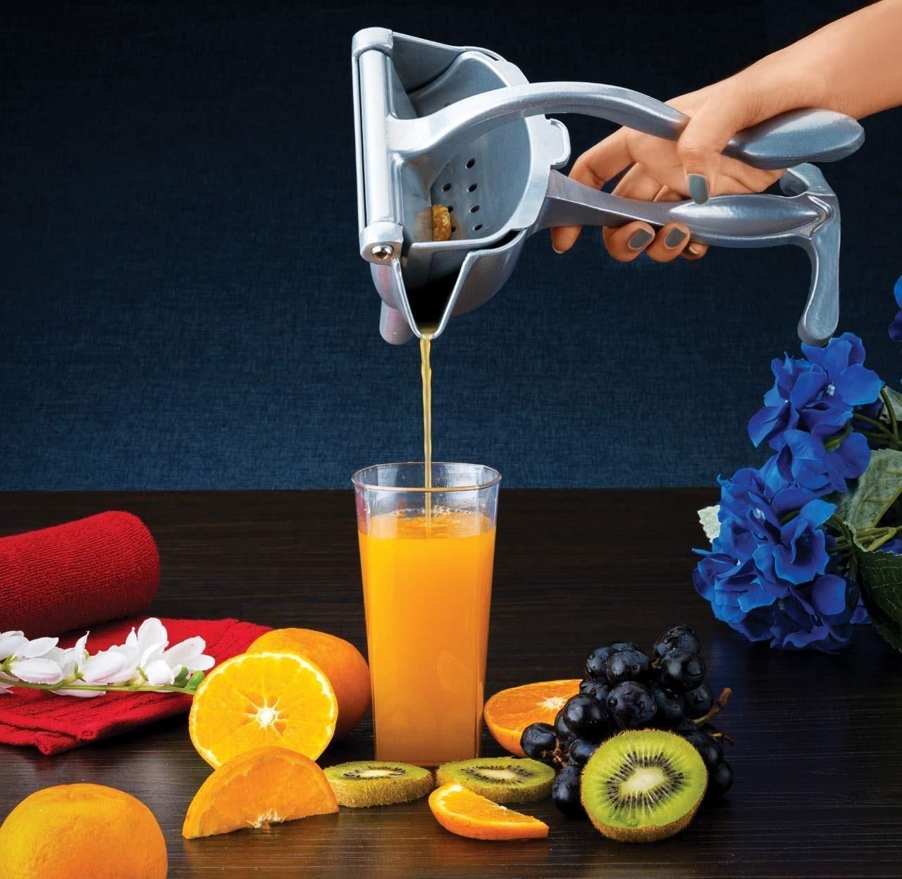 Manual Fruit Press Aluminum Squeezer/Juicer - PURE