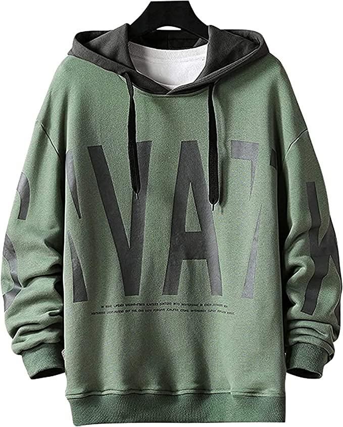 Men's Casual Printed Hoodies - PURE