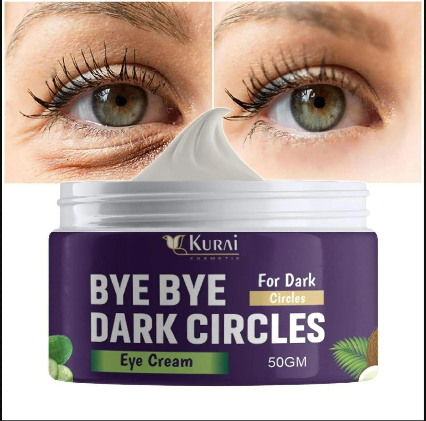 Kurai Bye Bye Dark Circle Eye Cream - PURE