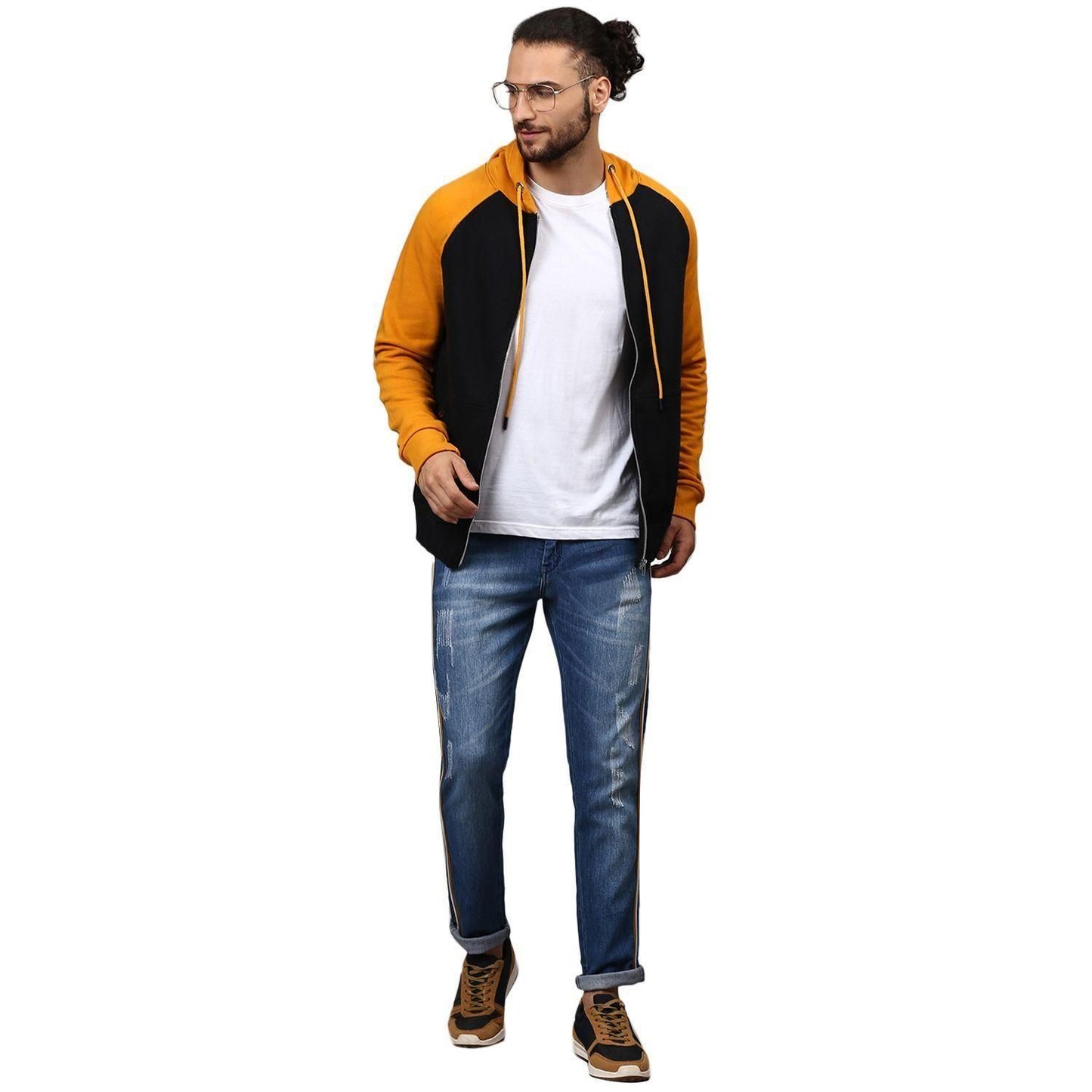 Campus Sutra Denim Rugged Slim Fit Jeans - PURE