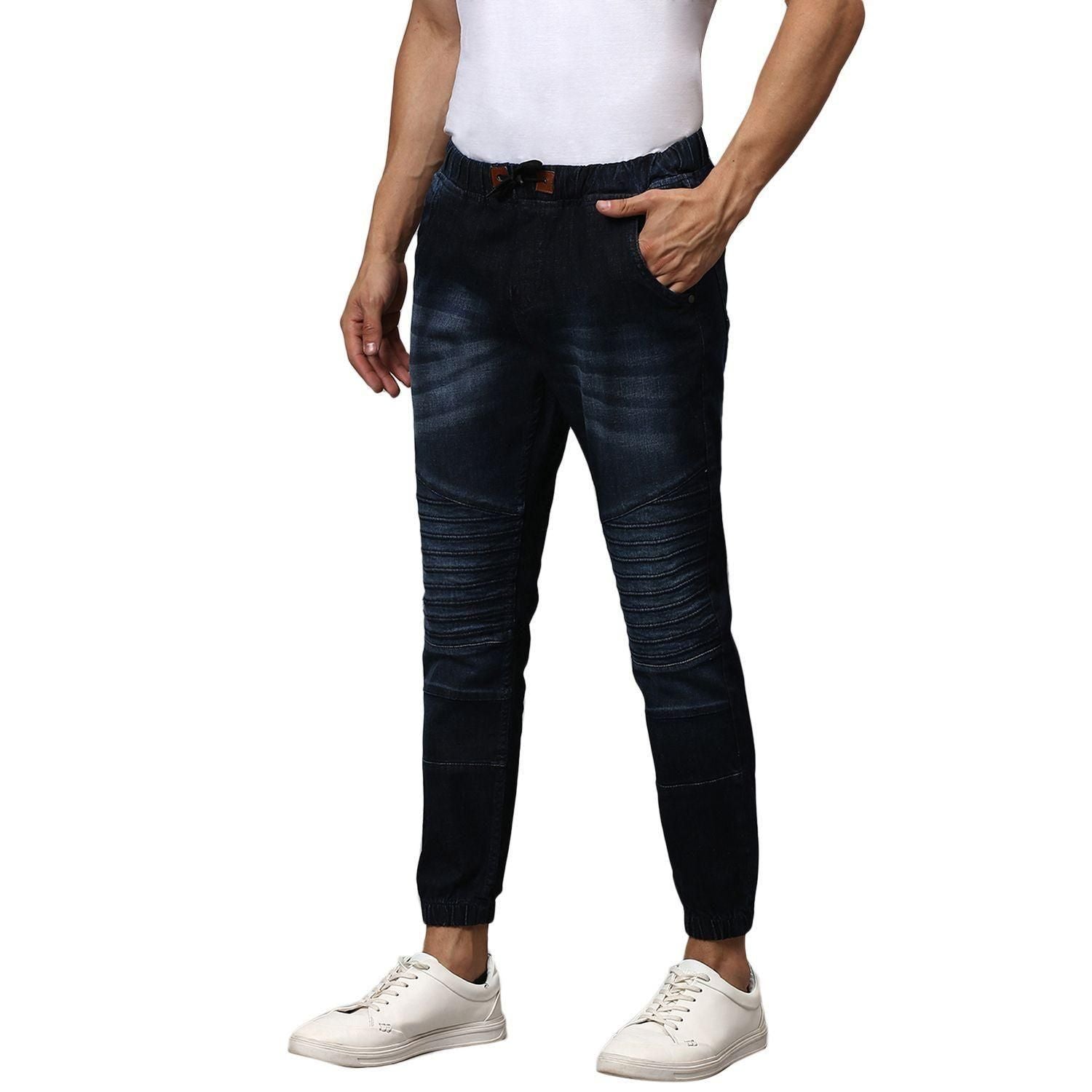 Campus Sutra Denim Washed Slim Fit Jeans - PURE