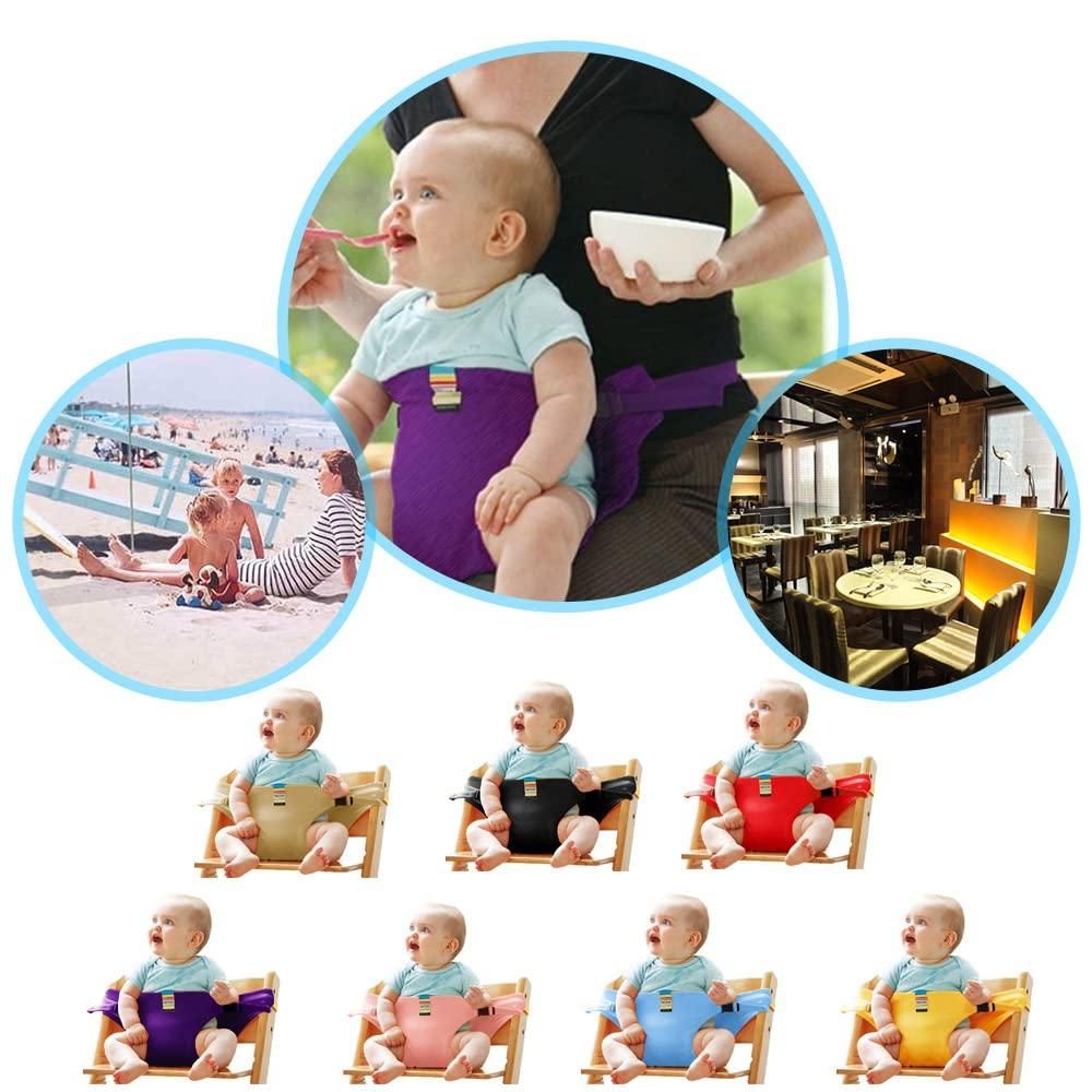 Seat for High Chair Baby Feeding Safety Seat with Strap - PURE