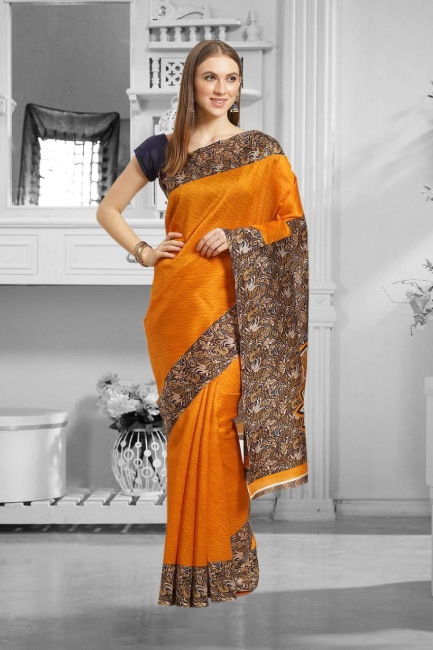 Special Printed Art Silk Sarees - PURE