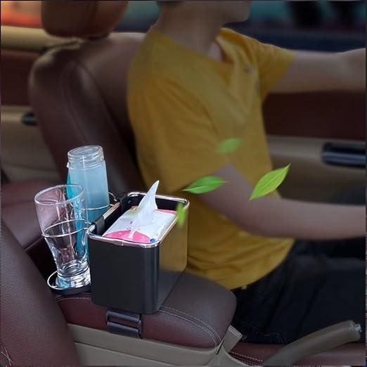 Multifunctional Vehicle-Mounted Tissue Coffee Cup Drink Holder Box - PURE