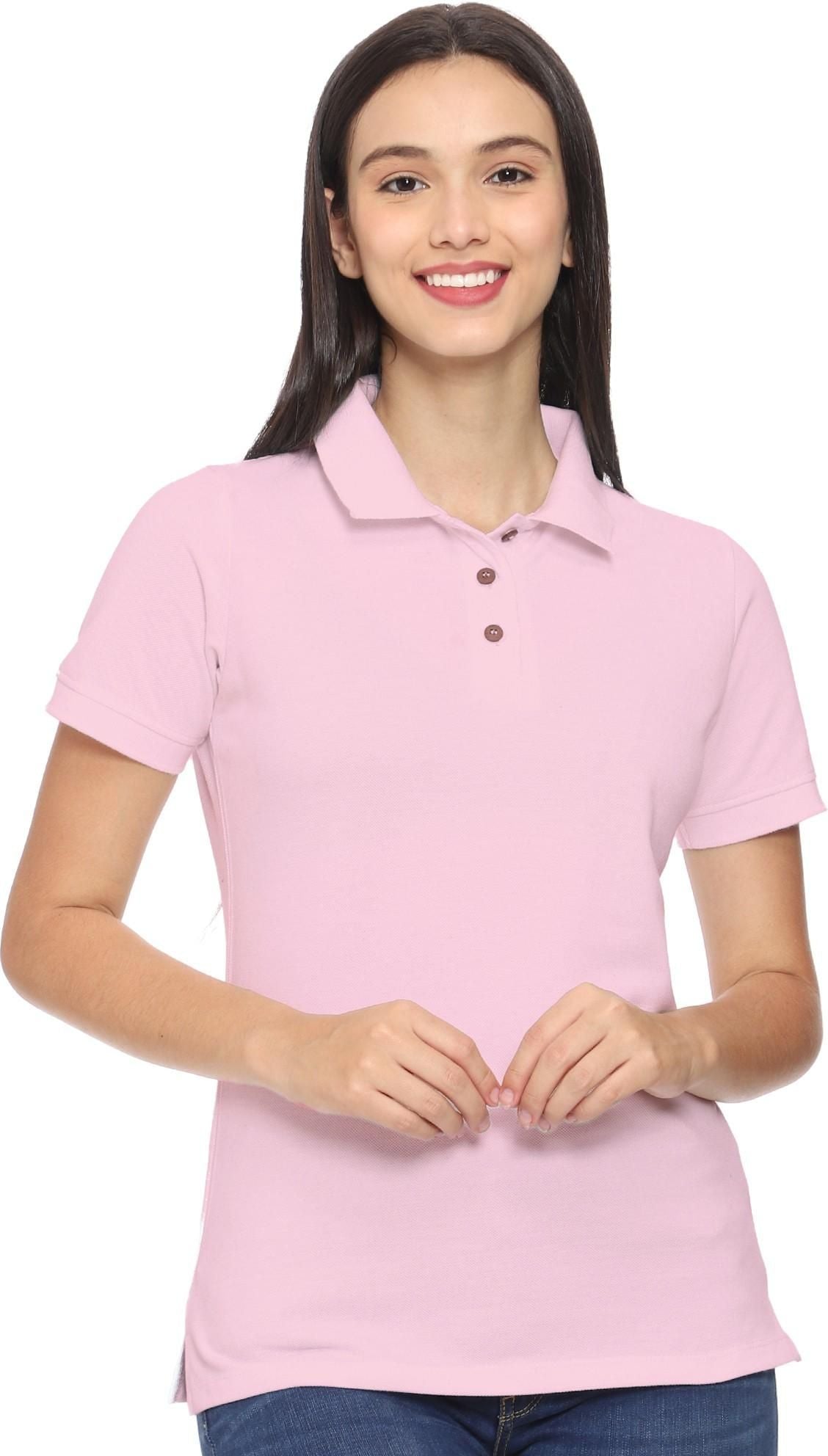 Women's Casual Solid T-shirt - PURE