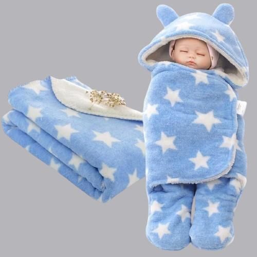 Wearable Blanket and Star Wrapper Durable Cotton for Baby Boys and Baby Girls - PURE