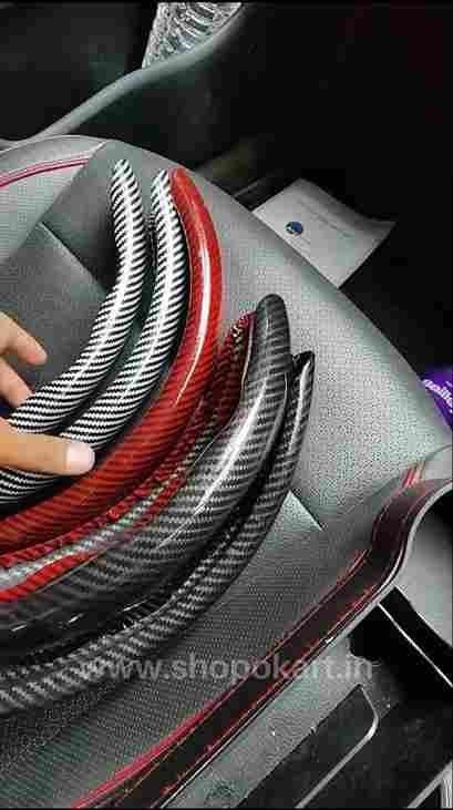 New Carbon Fiber ABS Texture Steering Wheel Grip Cover for Cars - PURE