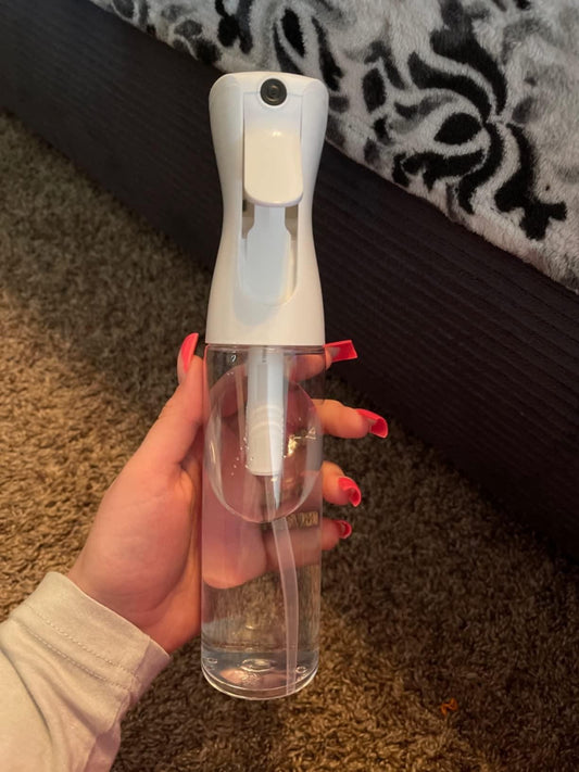 Continuous Spray Bottle - Water Mister For Hairstyling, Plants, Cleaning, Cooking, Misting & Skin Care - PURE